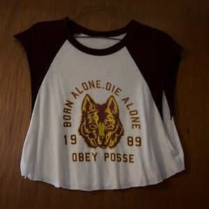 OBEY crop top